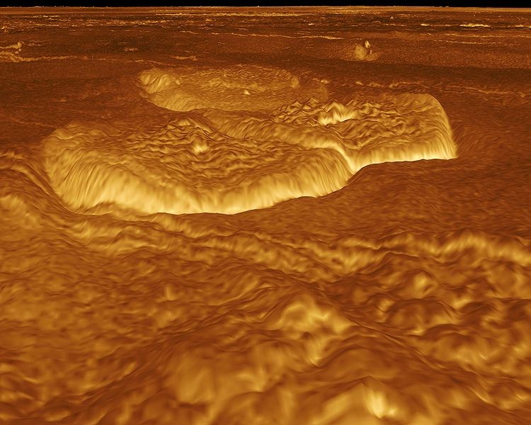 So könnte die echte Oberflächenfarbe auf der Venus aussehen.