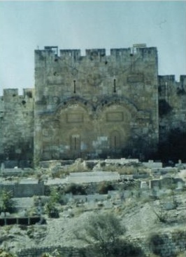 The golden gate in Jerusalem