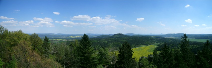 Blick vom Papststein