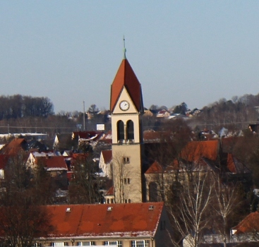 Meine Heimatkirche im Winter