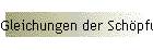 Gleichungen der Schöpfung'