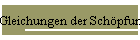 Gleichungen der Schöpfung'