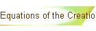 Gleichungen der Schöpfung'